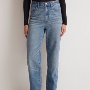 Madewell Baggy Straight Jeans - Medium Light Wash